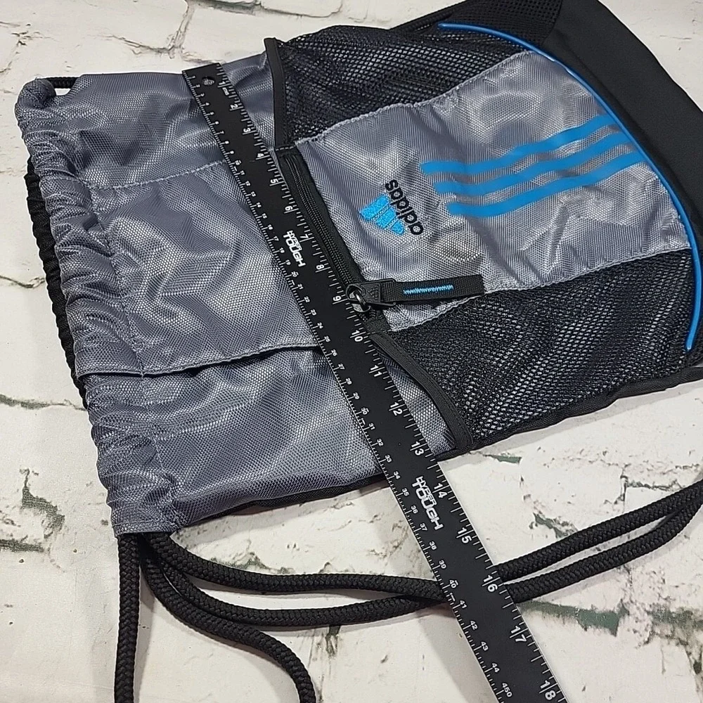 ADIDAS Backpack Back Pack Sackpack‎ Sack Bookbag Book Bag Gym Beach Duffle Bag